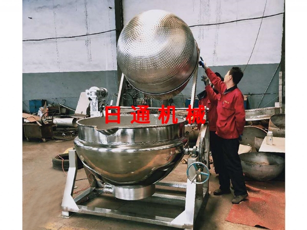自動翻筐煮鍋